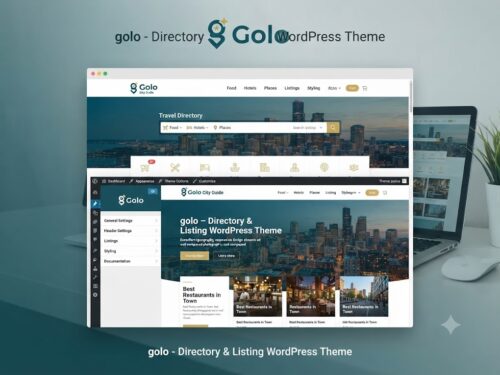 GOLO is a modern WordPress directory and listing theme for business directories, local listings, service marketplaces, classified websites, city guides, and online booking websites. Build a responsive, professional, and SEO-friendly directory website with powerful listing features.