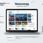 Newsmag is a responsive WordPress news and magazine theme for blogs, online newspapers, publishers and content websites. Create a modern, SEO-friendly news website with flexible layouts.